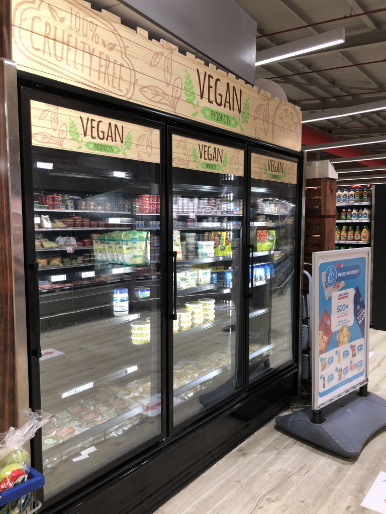 vegan fridge at Ling & Sons